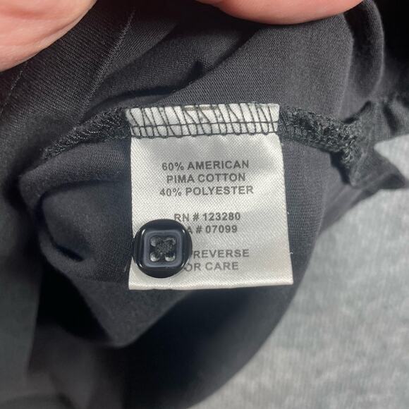 Travis Mathew Chive Golf Polo Shirt Men's Large Black Short Sleeve Casual - Picture 8 of 10